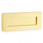 Letter Plate 305x108mm Polished Brass Unlacquered