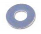 M4 BZP Flat Washers Form A