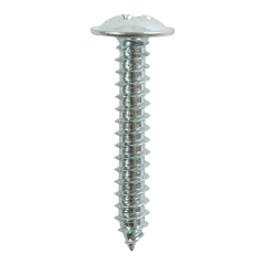8x1 BZP Flange Cross Recessed Self Tapping Screw (1000)