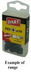 DART T30 25mm Impact Driver Bit - Pack 10