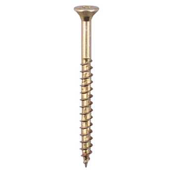 6x150 Velocity Cross Recess Countersunk Yellow Screws 100 6x150 Velocity Cross Recess Countersunk Yellow Screws 100