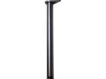 Leg w Adj D60x710mm Tub St Pol  Chr Plt