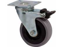 D50mm Castor Swivel w Brake PL  Galv