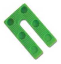 45x78mm Green Wedge Batten Packers