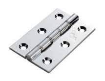 76x50x2.5mm DSSW Butt Hinge Chrome Plated