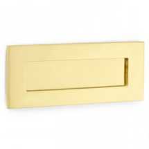 Letter Plate 305x108mm Polished Brass Unlacquered