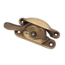 Lockable Fitch Fastener Antique Brass