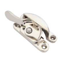 Lockable Fitch Fastener Polished Nickel