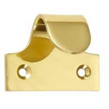 Pressed Hook Sash Lift Polished Brass