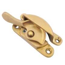 Lockable Fitch Fastener Aged Brass