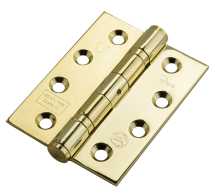 100x76x3mm E.Brass (S/Steel) BBearing Hinge Gr 13 BSEN1935