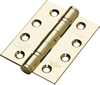 76x51x2mm Electro Brassed Ball Bearing Hinge BS EN1935