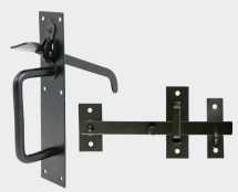 No.50/4S Heavy Suffolk Latch - STD. Thumb Piece 75 Black