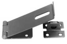 4½inch No.HS617 Safety Hasp & Staple Black