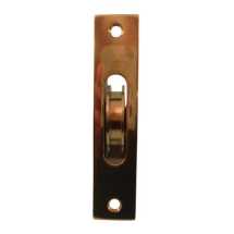 Ball Bearing 1 3/4inch Sash Pulle y Square - Polished Brass