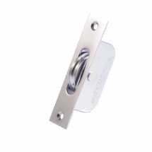 Ball Bearing 1 3/4inch Sash Pulley Square - Satin Chrome