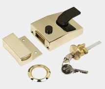 Yale Brasslux 60mm Standard Nightlatch