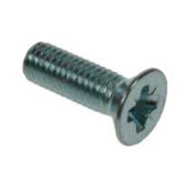 M4x6 BZP CSK Pozi Machine Screws