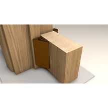 Door Finger Protectors Brown Single Set 1.95m