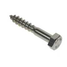 M8 x 50 A2 Stainless Hex Head Coachscrews