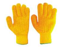 Yellow Criss Cross Gloves