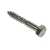 M8 x 80 A2 Stainless Hex Head Coachscrews